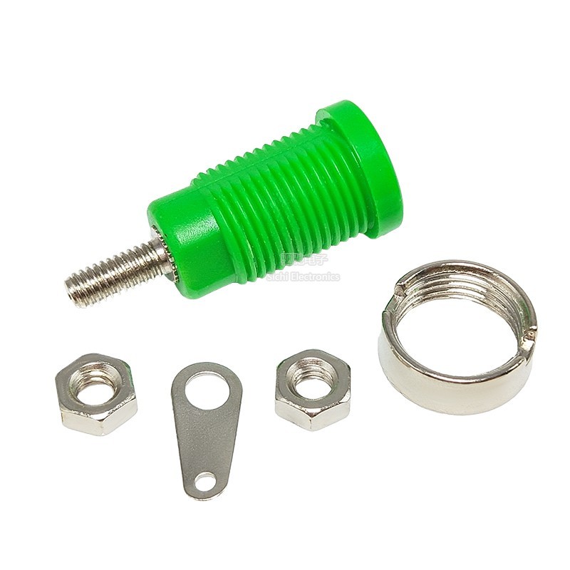 4mm Chuối Ổ Cắm Bảng Cách Nhiệt Kiểm Tra Cắm Nữ Ổ Cắm 32A Cao Cấp Nhạc Cụ Thiết Bị Đầu Cuối Bài Mở 12mm
