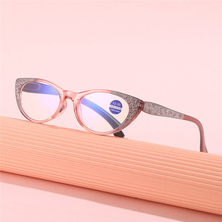 Kính đọc sách Chặn ánh sáng xanh Bộ lọc thoải mái Tia UV Glare Cateyes Khung kính mắt dành cho nữ và nam giới