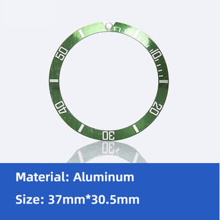 37 * 30.5mm Mặt Đồng Hồ Nhôm Vòng Viền Chèn Vòng Đồng Hồ Nam Phụ Kiện Thay Thế Đồng Hồ Mặt Đồng Hồ Viền Dụng Cụ Sửa Chữa