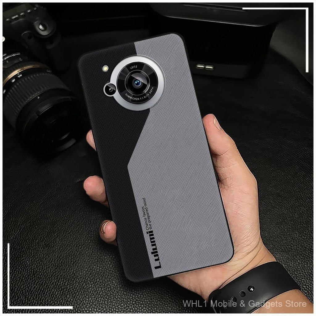 Thích hợp cho Sharp Sharp Aquos R7 / SH-52C Vỏ Điện Thoại Bao Gồm Tất Cả Cạnh Sáng Tạo Cặp Đôi Nữ Kết Cấu Tản Nhiệt