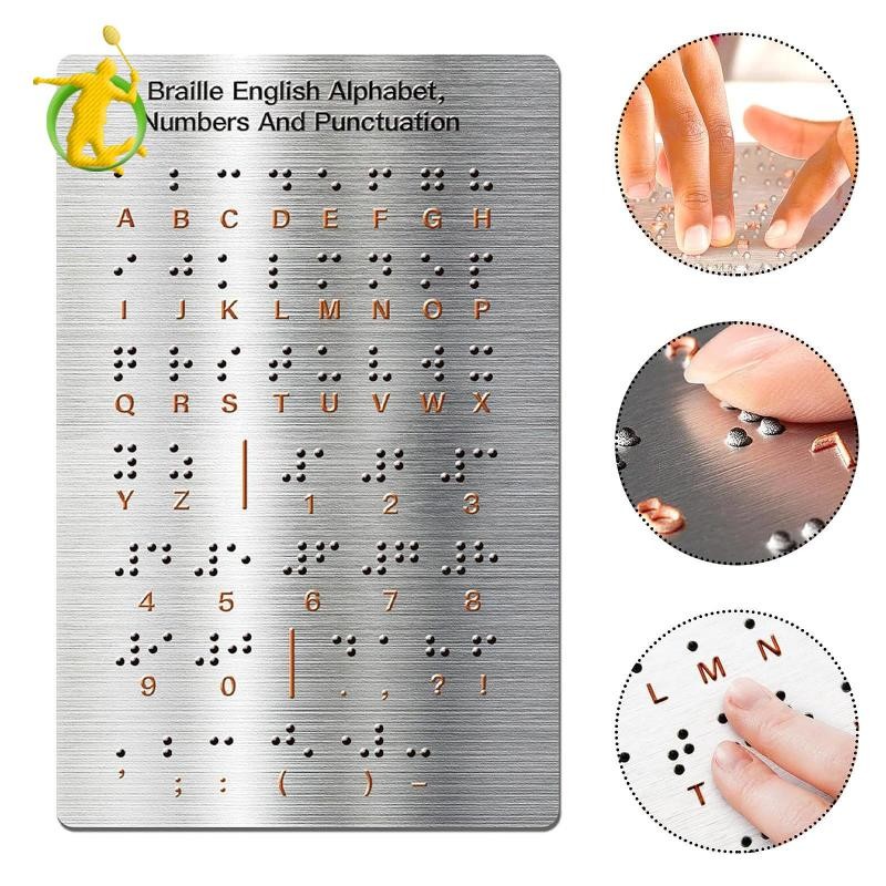 Bảng chữ cái chữ Braille Học bảng chữ nổi cho học sinh Người lớn mù