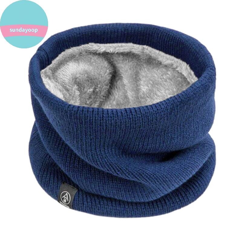 Sund Khăn Dệt Kim Mùa Đông Ấm Áp Snood Khăn Chắc Chắn Dày Len Cổ Ấm Unisex Nam Cổ Khăn Vòng Nữ Chui Đầu Khăn VN