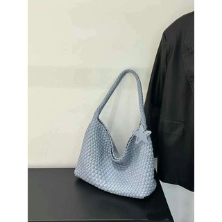 Bán chạy Túi Tote dệt tươi màu xanh thời trang dành cho nữ