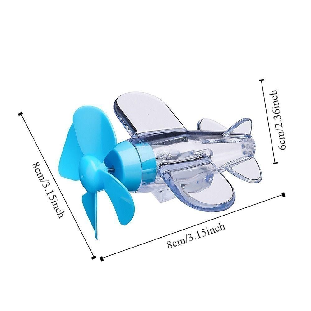 【24H】Bộ mô hình Máy Bay Chong Chóng Đèn Led phát sáng mini,trang trí xe máy,mũ bảo hiểm,Thời trang Năng lượng gió Trang