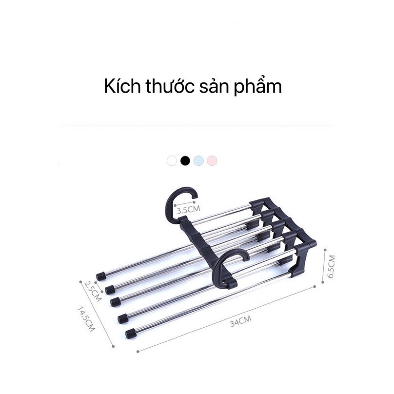 Móc treo quần áo, móc treo đồ đa năng thông minh gấp gọn