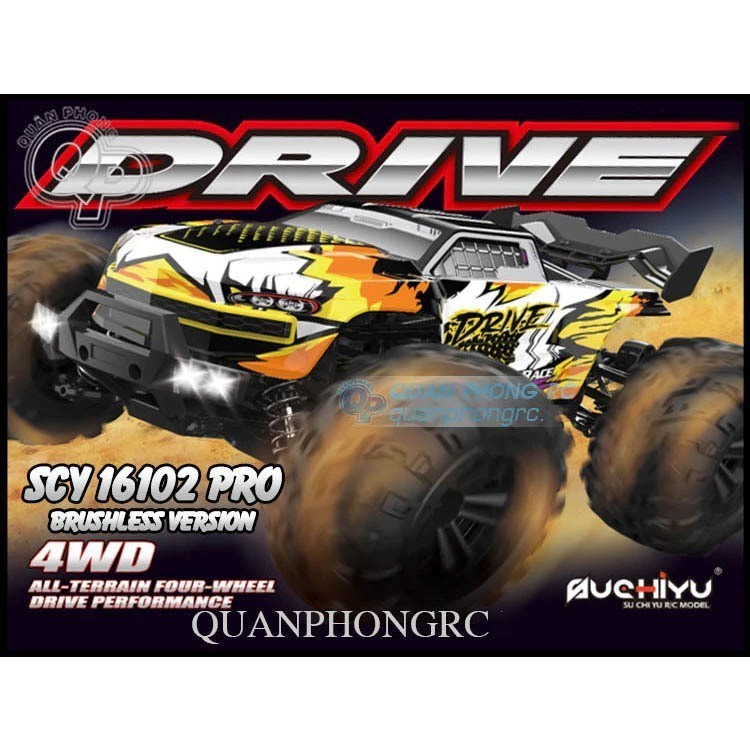 Xe Điều Khiển SCY 16102 PRO DRIVE Brushless 1/16 2.4G 4WD High Speed RC ...