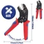 Công cụ uốn NOTE1 SN-58B, thép Carbon ​​Tay cầm tiện dụng​​ ​​Dụng cụ uốn Ratchet​​, Công cụ kết nối dây đa chức năng màu đỏ đen​​ Dành cho thiết bị đầu cuối Dupont Molex JST TE