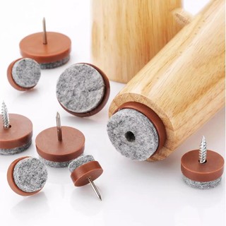 15mm / 18mm / 20mm / 22mm / 24mm / 28mm / 30mm Nội Thất Tấm Lót Nỉ Móng Tay Ghế Tròn Bàn Bảo Vệ Chân Trượt Miếng Lót Trượt Trượt