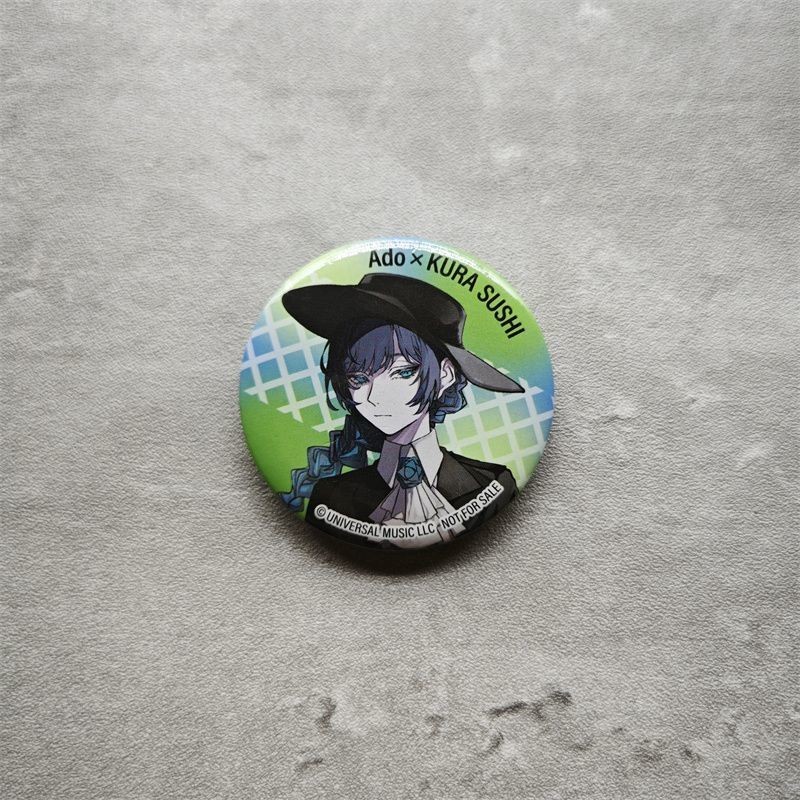 Huy hiệu Fanmade Ado 58mm – Pin ca sĩ J-pop, Bộ sưu tập phong cách âm nhạc