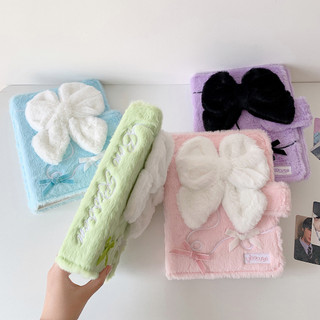Binder A5 Sổ Đựng Card Lông Mềm Nơ To Gấu Bông Tiểu Thư Album Ảnh Idol Timo VPBL40