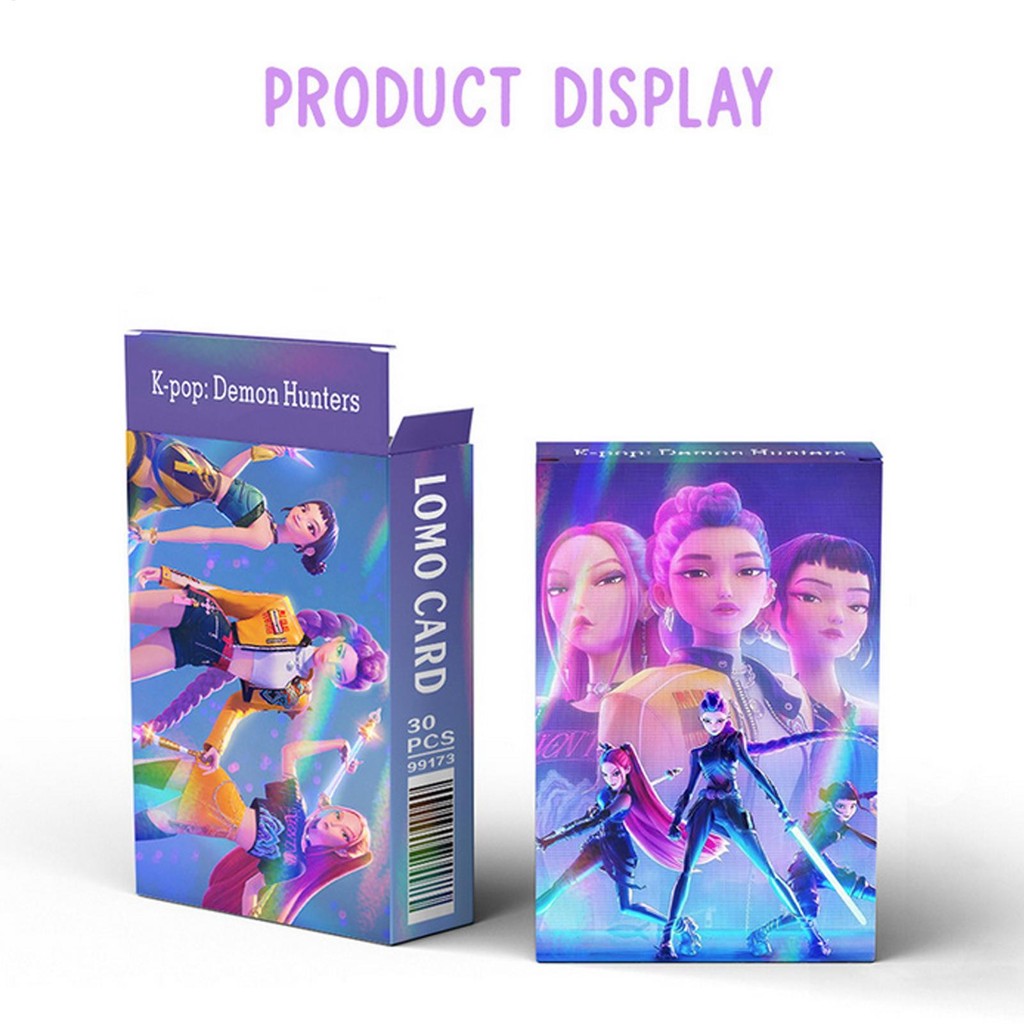 Kpop Demon Hunters Phim Photocards Nhóm Cô Gái Bưu Thiếp Hình Ảnh 30 Miếng Phim Ngoại Vi Sưu Tập Lưu Niệm junlavn