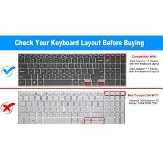 Dành Cho laptop Dell Inspiron Ins15 3000 5000 15CR 5547 15MR 3552 5547 15C 7559 3552 5547 15 17 inch laptop Bàn Phím Bao Da
