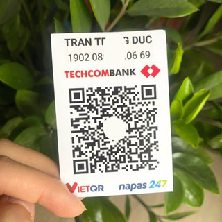 QR code in decal dán tường, dán kính, Mã Qr Code ngân hàng in theo yêu cầu, QR momo, sacombank, techcombank, MB...