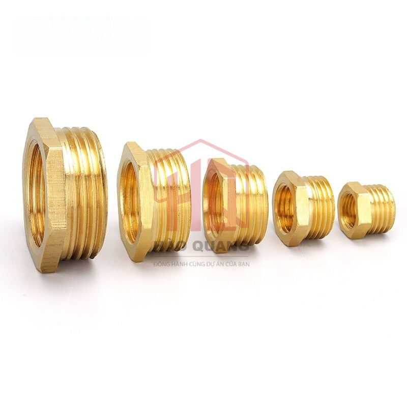 Lơ Thu Đồng Ren Ngoài Ren Trong – Phụ Kiện Nối Ống Nước Chống Gỉ Cao Cấp
