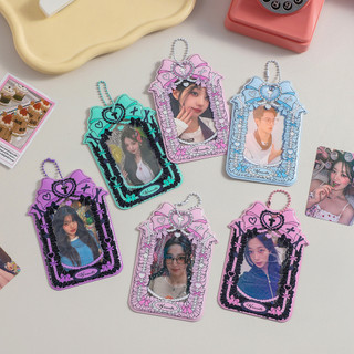 Bọc Bảo Vệ Photocard Phong Cách Gothic Cute – Có Móc Treo, Trang Trí Idol Card Siêu Xinh