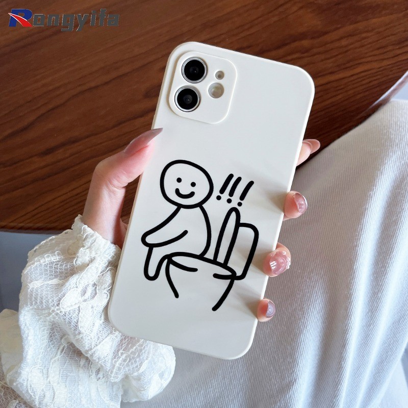 Ốp Điện Thoại Hoạt Hình Vui Nhộn Cho Vivo iQOO Neo10 Neo9 Neo8 Neo7 Neo 6 5 SE 5S 3 Neo 13 12 11 10 9 8 7 5 3 Pro Plus 5G 4G Sáng Tạo Graffiti Cặp Đôi Vỏ Mềm Chống Sốc