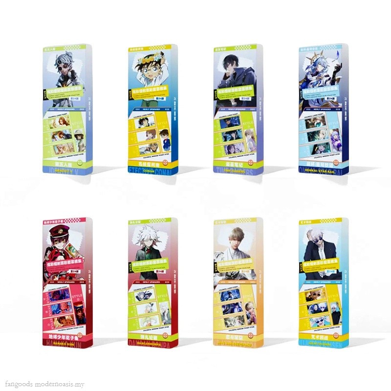Hatsune Miku | Phước lành của Heaven Official | Matcha | Dakaichi Identity V Game Anime PVC Bookmark Phong cách vé Katekyo Hitman Tái sinh! Viền | Chó đi lạc Bungo [12 Gói / hộp]