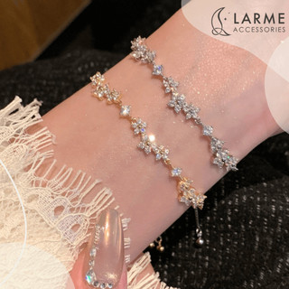 Vòng tay nữ lắc tay tiểu thư nhỏ xinh phong cách nhẹ nhàng bánh bèo làm quà tặng Larme accessories -VT0185