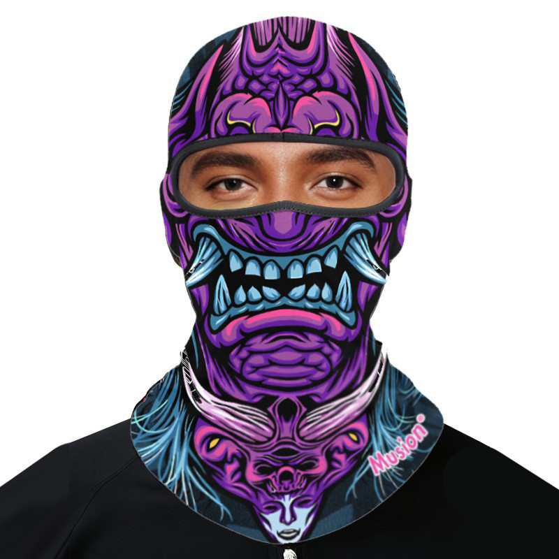 Mũ trùm đầu Musion Balaclava câu cá chống tia UV che nắng cho xe máy Mặt nạ chống mồ hôi đa chức năng thoáng khí