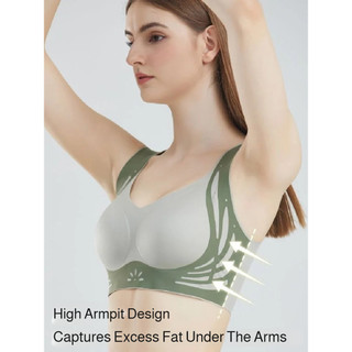 『 Brelira 』 Hỗ trợ mềm mại cho nữ Push Up Bra Đồ lót không dây One Piece Mỏng thoáng khí dành cho nữ Cốc cố định Quần lót tập hợp ngực nhỏ
