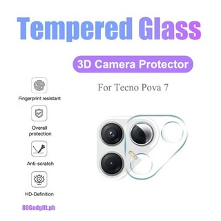 Kính Cường Lực Bảo Vệ Camera Cho Tecno Pova 7 9H Kính Ống Kính Cho Tecno Pova 7 Spark 40 40C 4G 5G Bảo Vệ Toàn Diện 3D Ống Kính Máy Ảnh