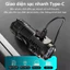 Đèn pin mini siêu sáng cầm tay chống nước Đèn pin cầm tay mini siêu sáng chiếu đèn pin mini cầm tay có móc gài