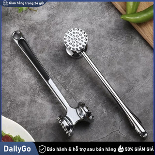 Dụng Cụ Đập Thịt Bằng Inox Có Gai Làm Mềm Thịt Nhanh Chóng, Dễ Vệ Sinh