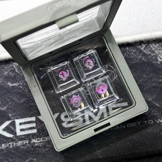 Valente Fearless Hợp Đồng Kỹ Năng Cá Tính Keycap Trong Suốt Bổ Sung Đơn Ánh Sáng Trong Suốt Phản Lực Gió Chạng vạng Bướm Sage Rena