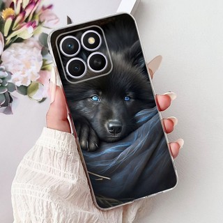 Ốp Chống Sốc Cho Honor X8c Ốp Lưng ABR-LX1 ABR-LX2 ABR-LX3 Vỏ Điện Thoại Sang Trọng Drgon Cá Chép Phim Hoạt Hình Cho HonorX8c Ốp Lưng