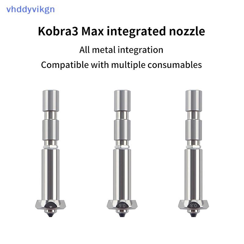 VHDD Cho Anycubic Kobra 3 Max Vòi Phun Hotend Kobra 3 Max Combo Đầu Phun Trao Đổi Nhanh Thép Cứng 0.4 0.6 0.8 Kobra 3 Max Phụ Kiện VN