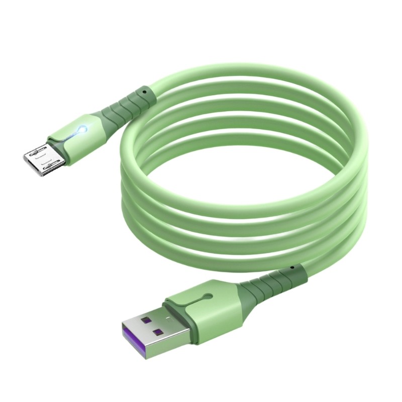Dây sạc phát sáng ngôi sao Sạc nhanh Hỗ trợ cáp sạc linh hoạt bằng silicon lỏng TPE Hoàn hảo cho thiết bị di động