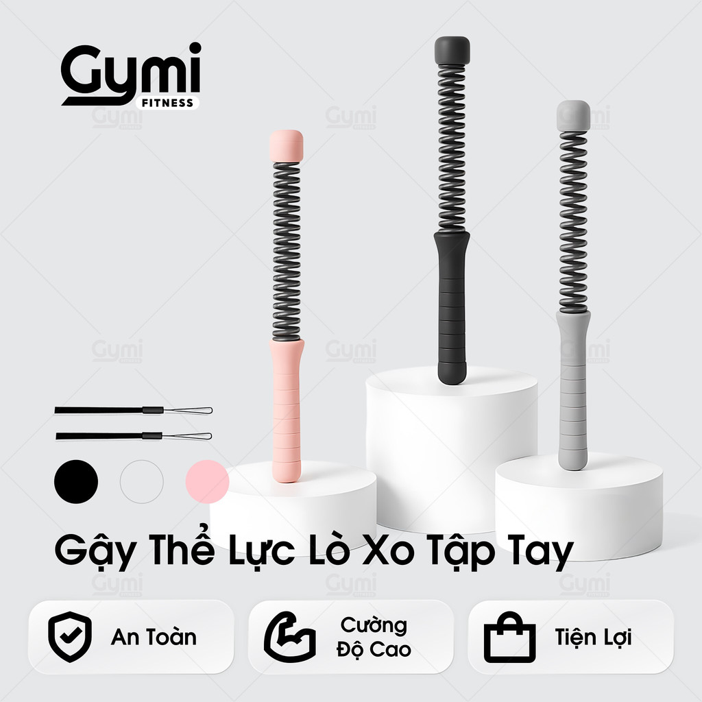 Gậy Tập Tay Lò Xo Thể Lực -Thanh Tập Thể Lực -Dụng Cụ Thể Lực Không Dây Tại Nhà-Cordless Battle Rope - GayTheLuc