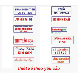 Bảng tên ủi cho bé cấp 1, cấp 2, ấp, in cực nét giao ngay trong ngày, phù hiệu, tên công nhân, học sinh chuẩn phù hiệu