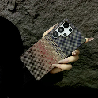 Vỏ sợi Carbon siêu mỏng Thích hợp cho vỏ PC chống sốc Samsung Galaxy S25 S24 Ultra Plus Thích hợp cho vỏ từ tính S25Ultra.