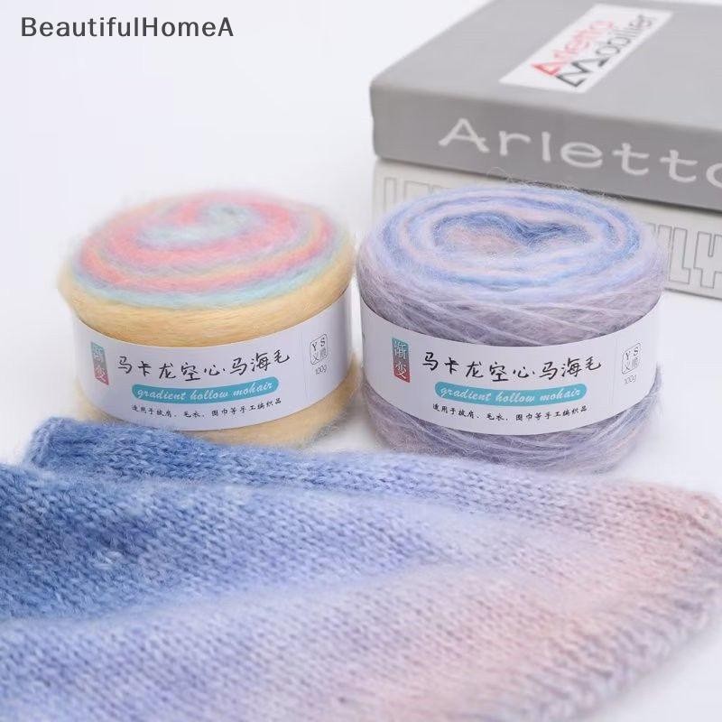 BeautifulHomeA Gradient Nhiều Màu Sắc Mohair Sợi Cầu Vồng 165 Mét Sợi Mềm Dệt Tay Cho Đan Móc Áo Len Áo Khoác VN