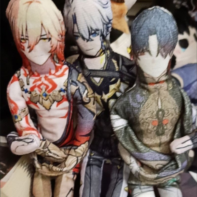 Honkai Ngôi Sao Đường Sắt Trò Chơi Sang Trọng Đồ Chơi Phainon Mydei Aventurine Chủ Nhật Lưỡi Anaxa Cosplay Mềm Sang Trọng Búp Bê Nhồi Bông