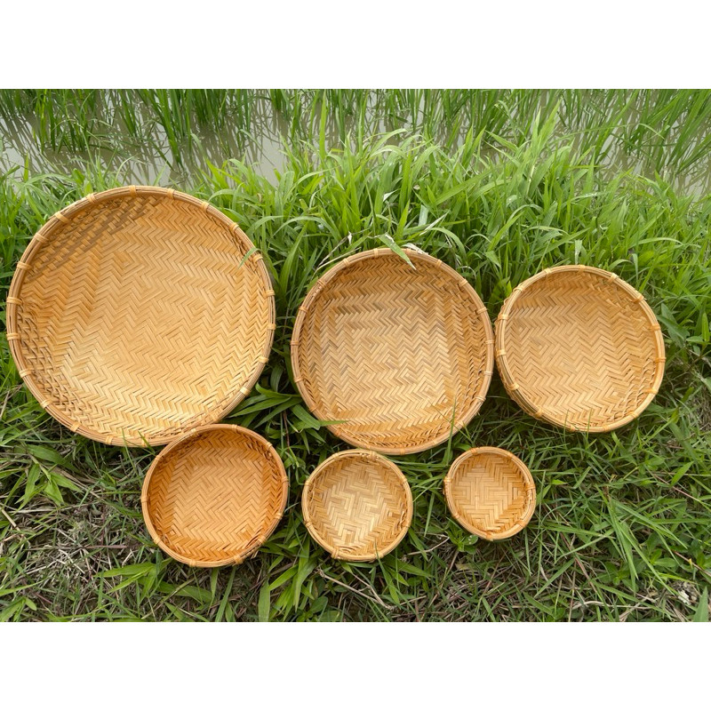 Thúng Tre Hun Khói Dúng Decor, Dựng Đồ Kích Thước 12/15/20/25/30Cm