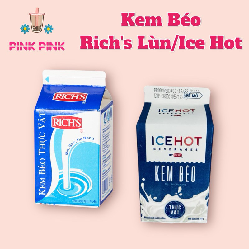 [ HOẢ TỐC - HỘP ] SỮA KEM BÉO RICH (Mẫu Cũ ) / ICE HOT (Mẫu Mới ...