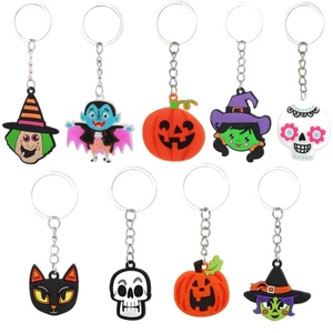 5 Chiếc Đồng Hồ Móc Khóa Hoạt Hình Chìa Khóa Trẻ Em Ba Lô Mặt Dây Chuyền Halloween Phụ Kiện Quà Tặng