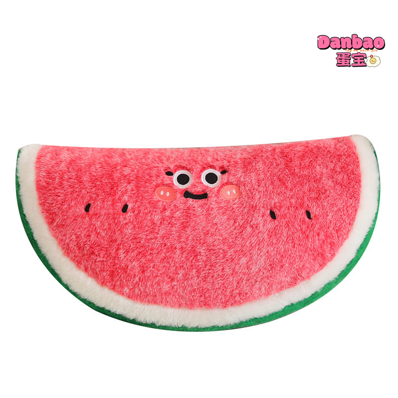 ((Danbao) Đồ chơi nhồi bông dưa hấu cỡ lớn cho bé Chất liệu gối búp bê dưa hấu dễ thương Quà tặng mềm cho bạn bè Quà tặng sinh nhật