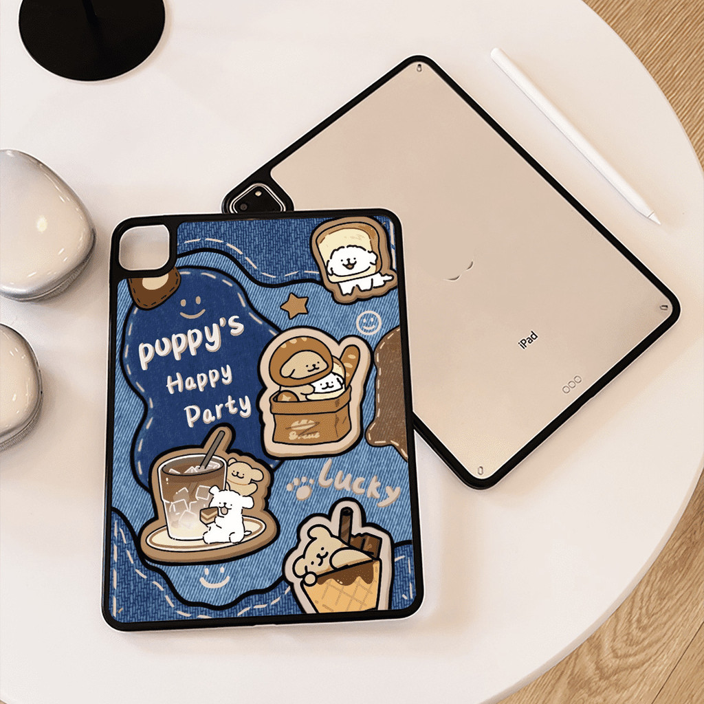 Vỏ Cứng Tranh Sơn Dầu Acrylic May Mắn Cho Mini6 Mini7 A17Pro IPad 5 6 7 8 9 10 11 A16 Air 2 3 4 5 6 Air 11 M2 M3 Pro10.5 Pro11 2018 2020 2021 2022 M4 Pro13 2024 2025