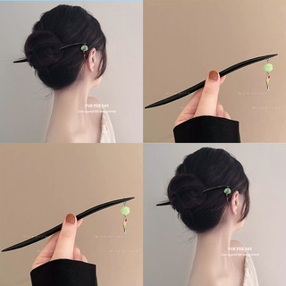Kẹp tóc tua rua cá chép nữ cao cấp cảm giác mới Kẹp tóc xanh Trung Quốc