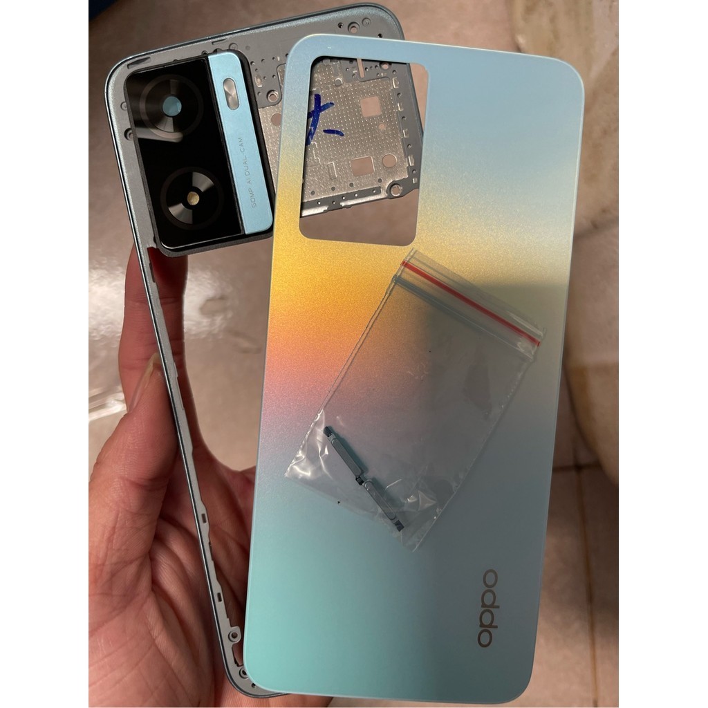 vỏ/lưng oppo a77s-xanh ngọc