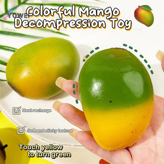 YOWEI Đổi Màu Xoài Mochi Pinching Chậm Phục Hồi Căng Thẳng Giải Phóng Deion Đồ Chơi Sáng Tạo Quà Tặng VN