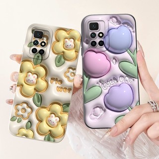 Ốp điện thoại hoạt hình gấu trúc dễ thương Xiaomi Redmi 10 2022 Redmi10 5G 4G Vỏ silicon mềm bảo vệ ống kính
