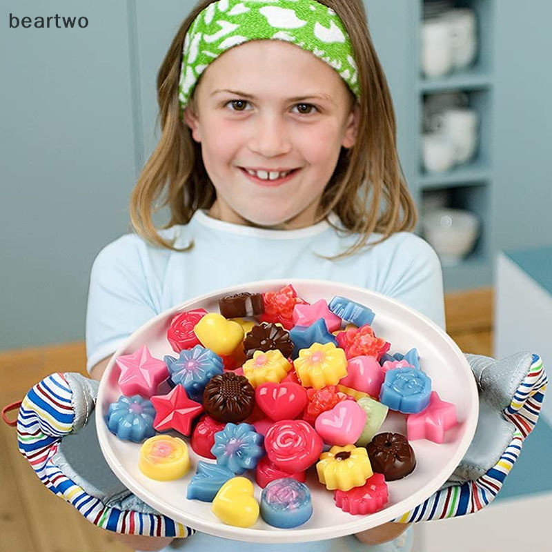 < Beartwo > 3d Hoa Hồng Thạch Pudding Khuôn Fondant Chocolate Khuôn Silicon Trang Trí Bánh Kem Khay Sáp Tan Xà Phòng Đẹp