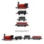 DELMER Retro Xe Lửa Hơi Mô Hình, Inertia Diecast 1: 60 Kéo Lại Mô Hình Xe Lửa, Đồ Chơi Xe Thu Nhỏ Kéo Lại Hợp Kim Headstock Mô Phỏng Đồ Chơi Xe Lửa Đồ Chơi Trẻ Em
