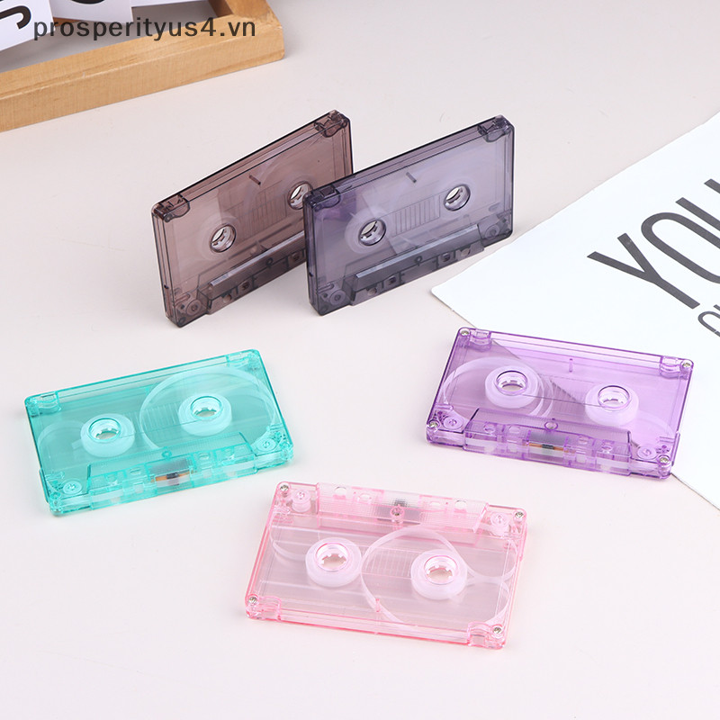 [Prosperityus4] 1 Vỏ băng trống màu mới Ghi âm thanh Vỏ băng Cassette ...