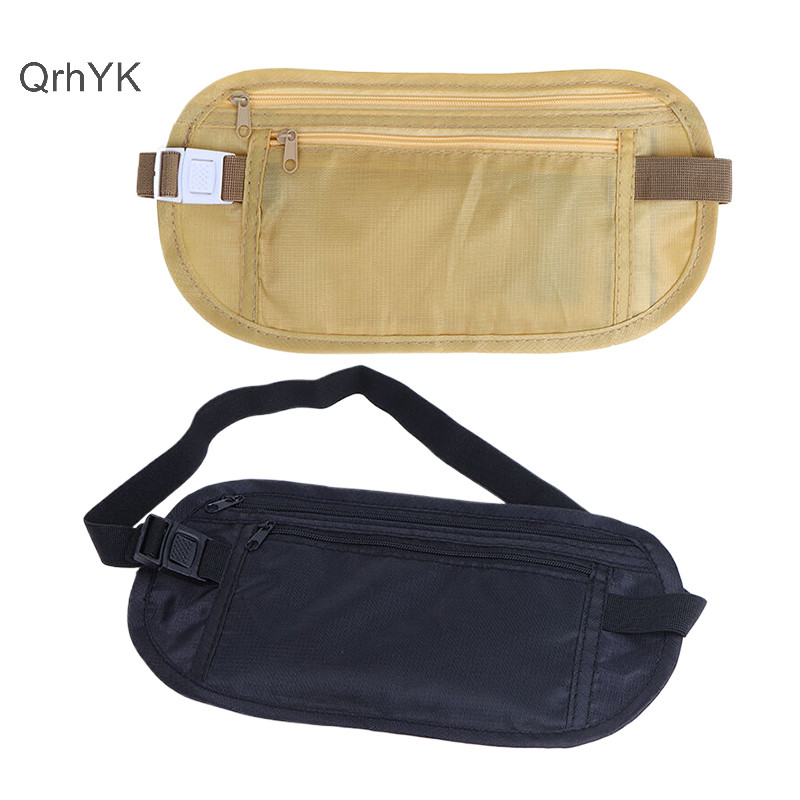 Nhà Máy Thời Trang 1PC Đa Năng Thể Thao Eo Túi Thắt Lưng Tiền Cho Du Lịch Nữ Và Nam Mỏng Ẩn Ví Du Lịch Điện Thoại Di Động Túi Chống Trộm QrhYK