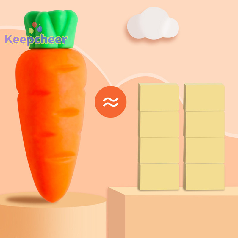 [Keepcheer] Quả Lớn Sáng Tạo Cà Rốt Tẩy Độc Đáo Và Dễ Thương Văn Phòng Phẩm Trường Học Đồ Dùng Văn Phòng Trẻ Em Học Sinh Bút Chì Tẩy Quà Tặng Giải Thưởng [Mới]